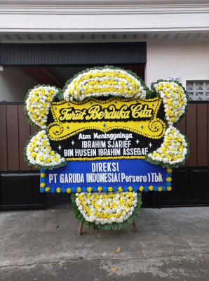 Papan Bunga Duka di Temiang Pesisir