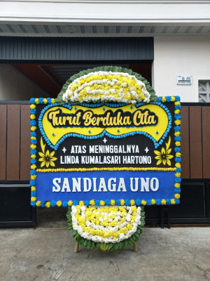 Papan Bunga Duka di Temiang Pesisir