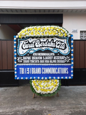 Papan Bunga Duka di Temiang Pesisir